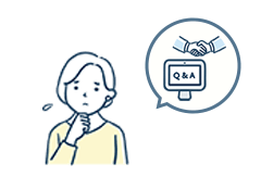 課題添削と質問回答のみでお仕事に関する個別サポートはなし...